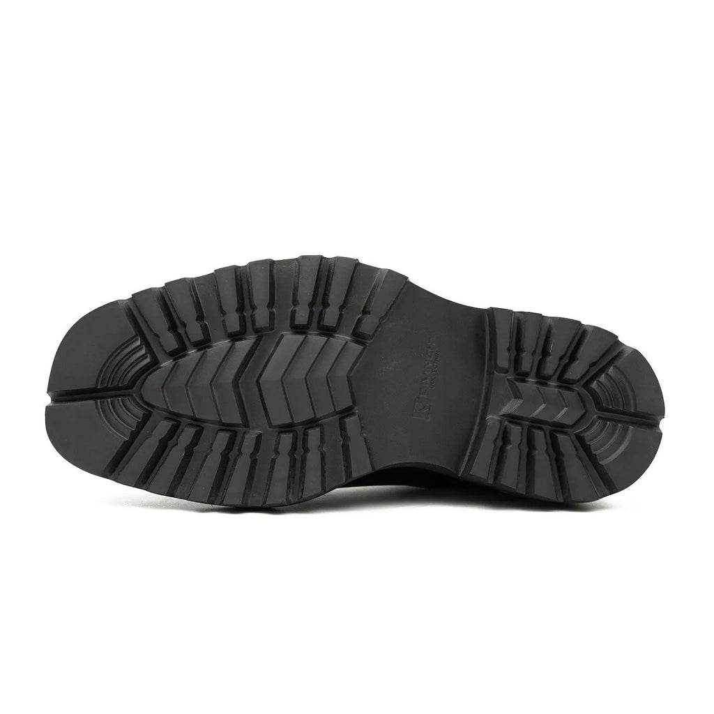 Derby Shoes Chunky 6cm heel boost Black DIVINCH