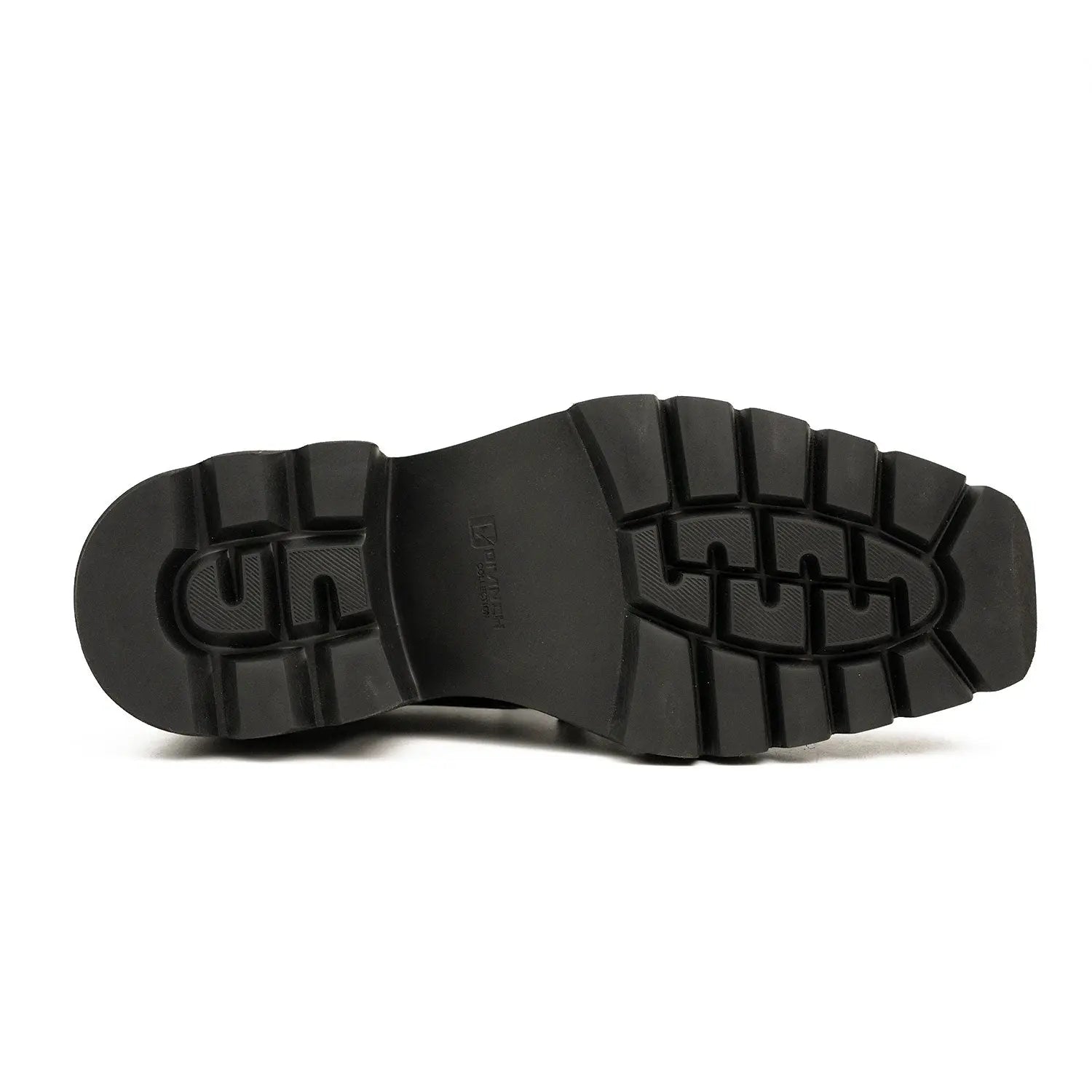 Derby shoes with thick soles, snake pattern embossing and tassels Divinch