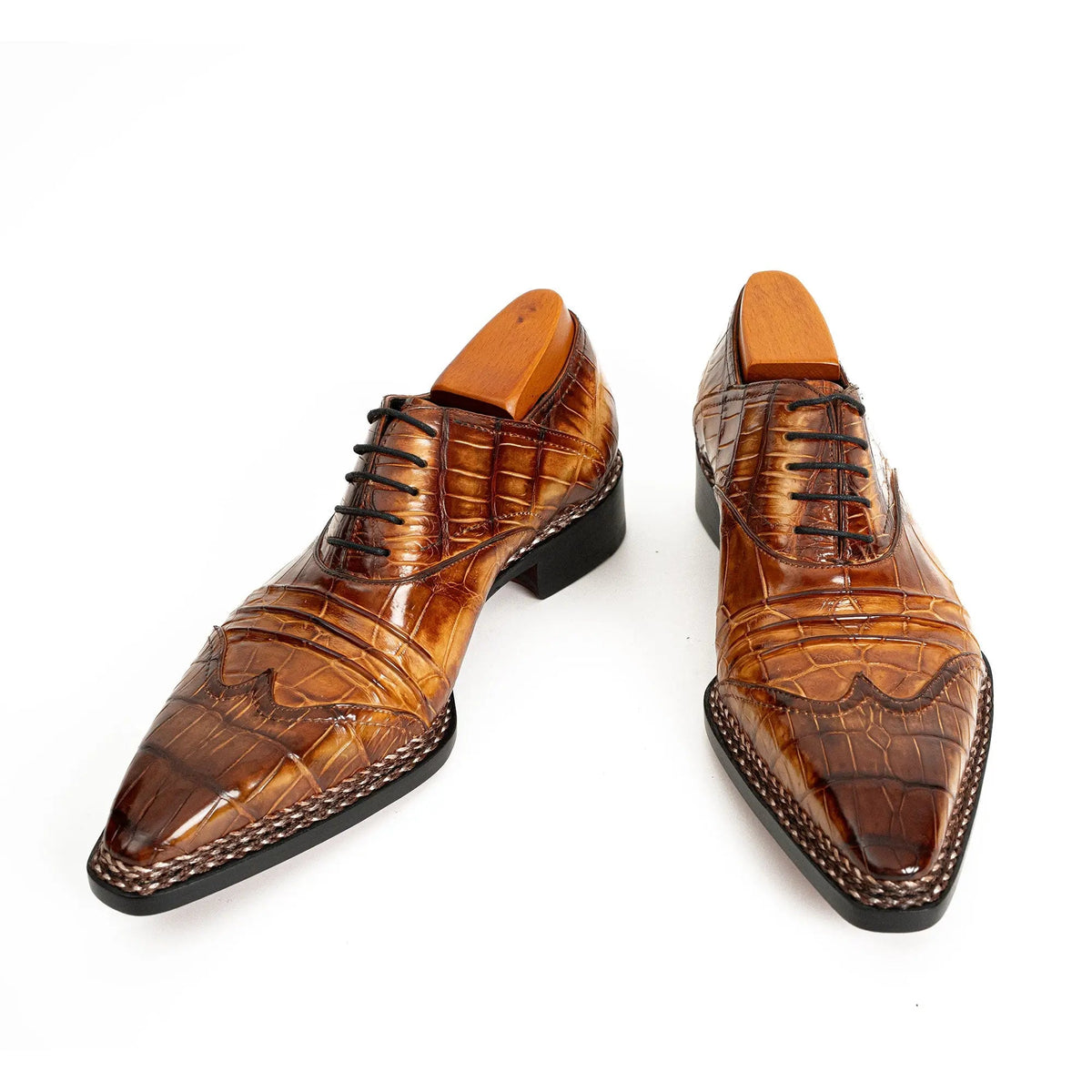 Exotic Nile Crocodile Norwegian Oxford 8001 Brown DIVINCH