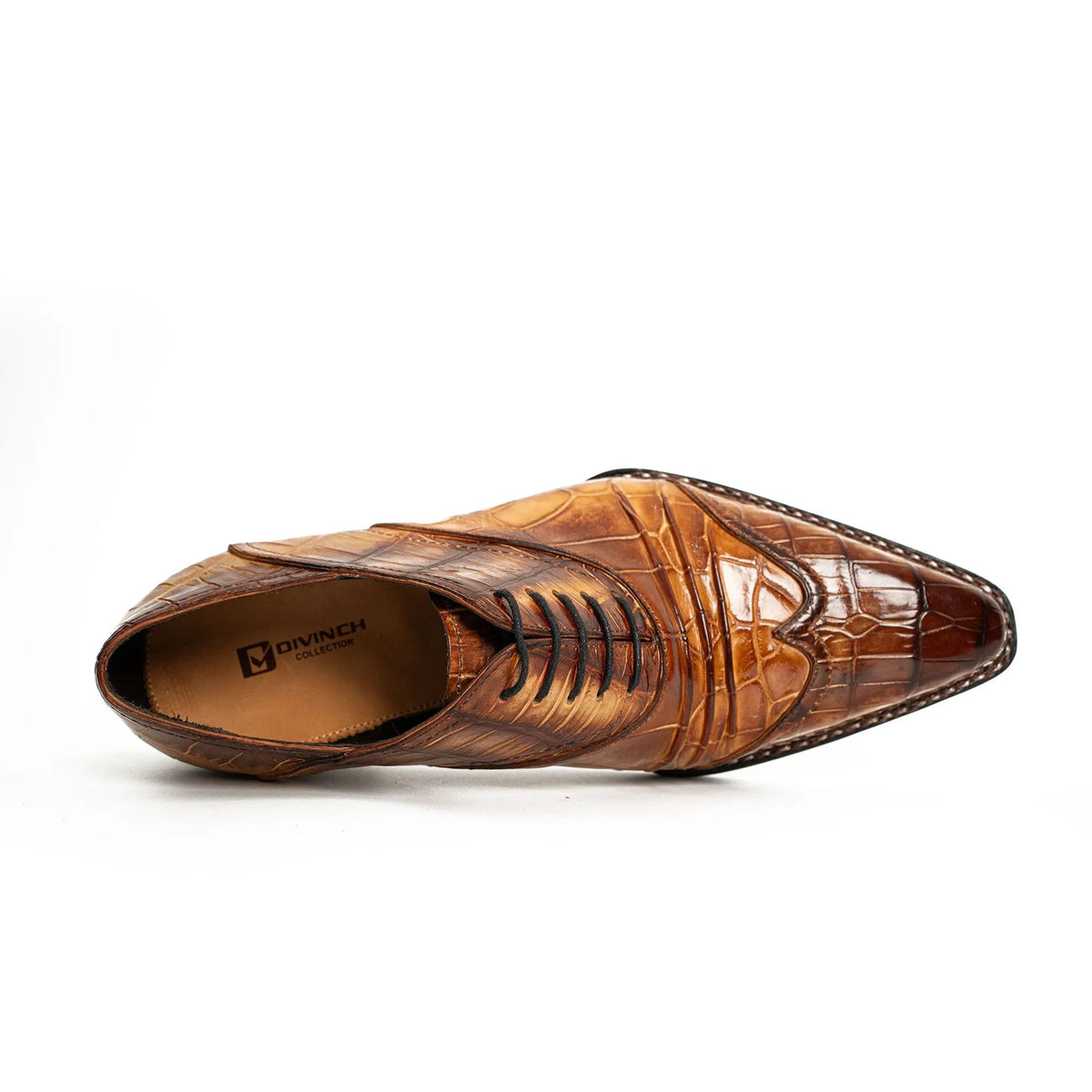 Exotic Nile Crocodile Norwegian Oxford 8001 Brown DIVINCH