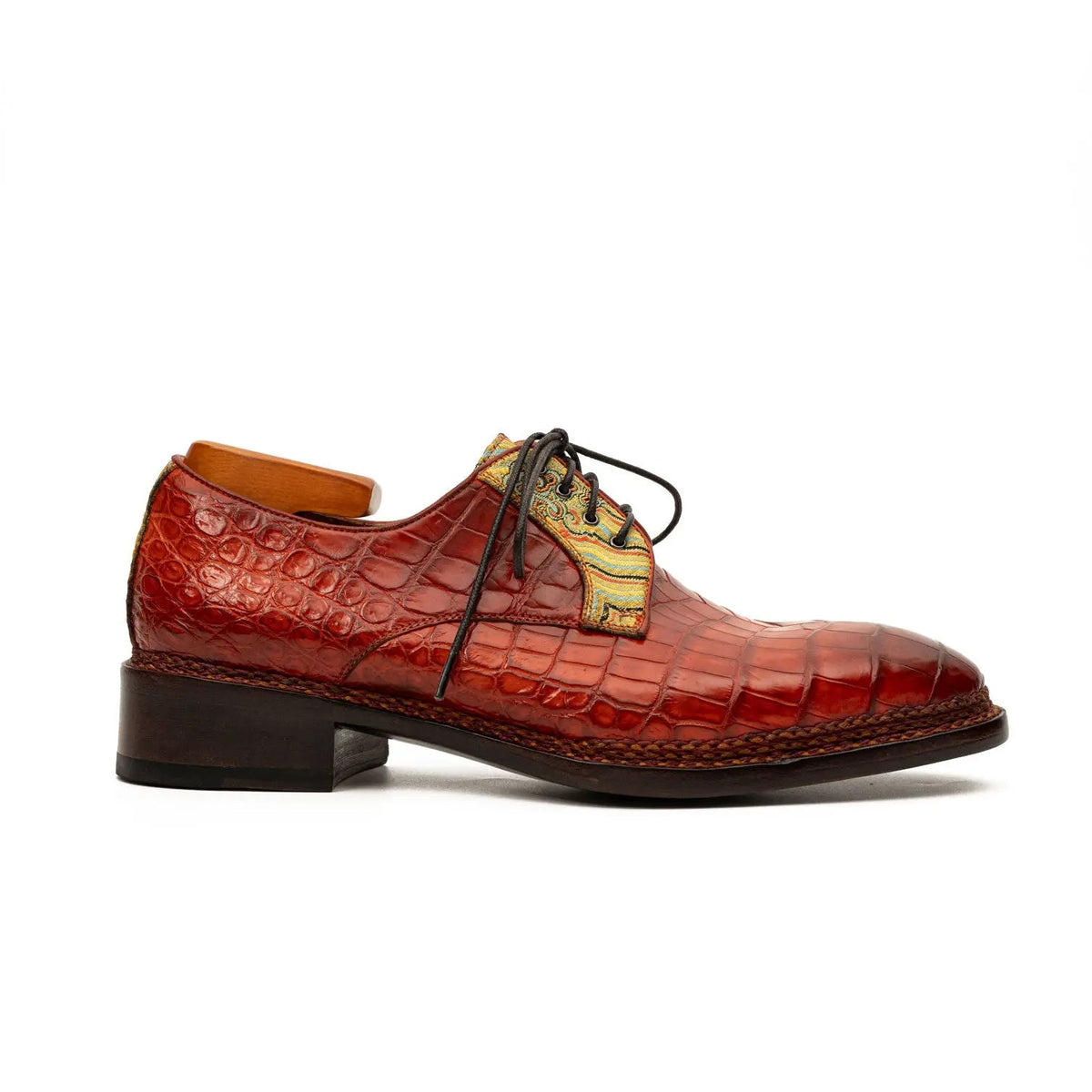 Genuine Alligator Norwegian Welt Derby DIVINCH