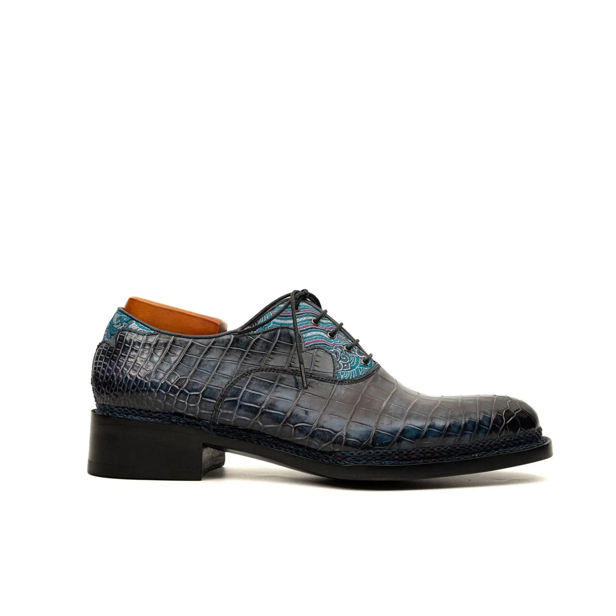 Genuine Alligator Norwegian Welt Oxford DIVINCH