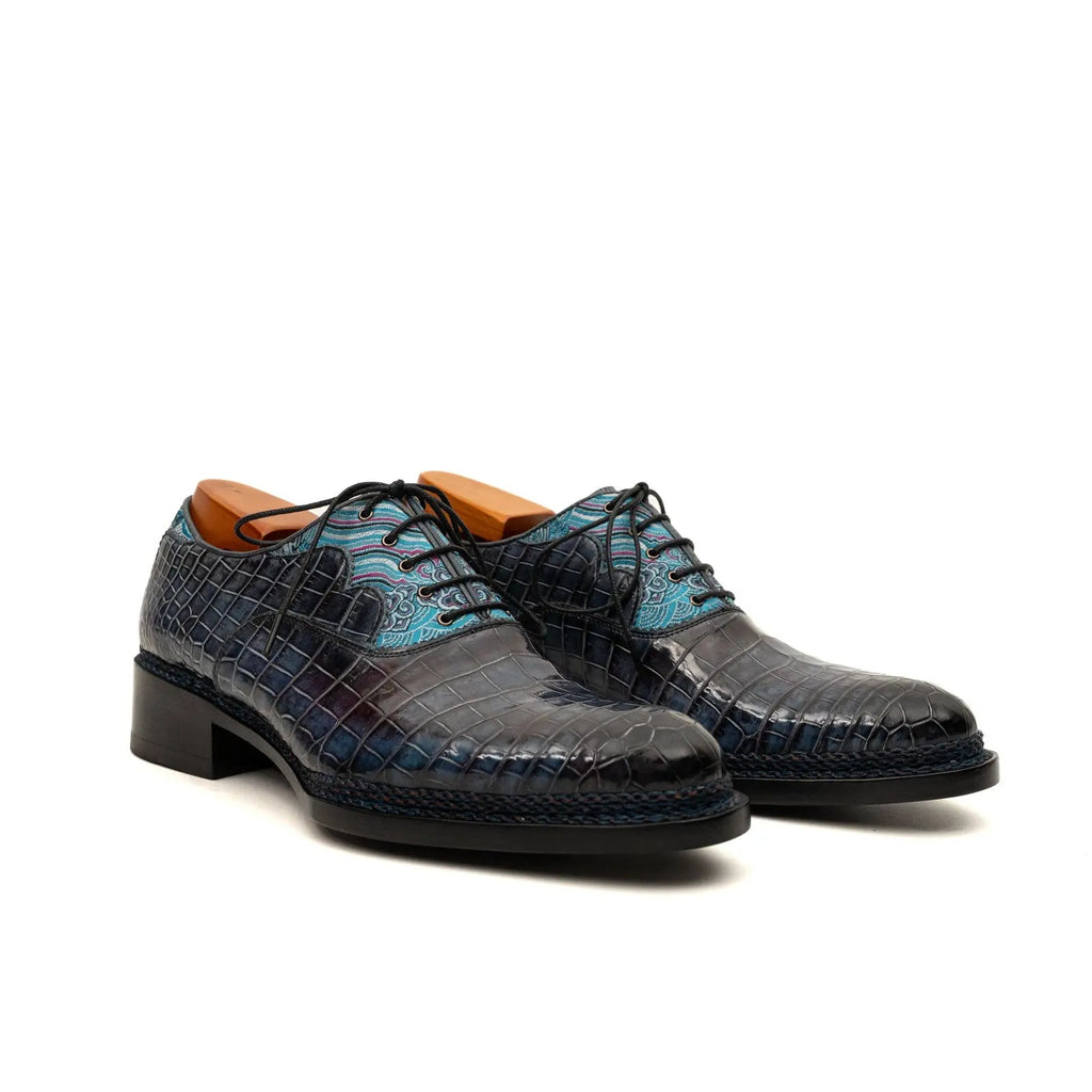 Genuine Alligator Norwegian Welt Oxford DIVINCH