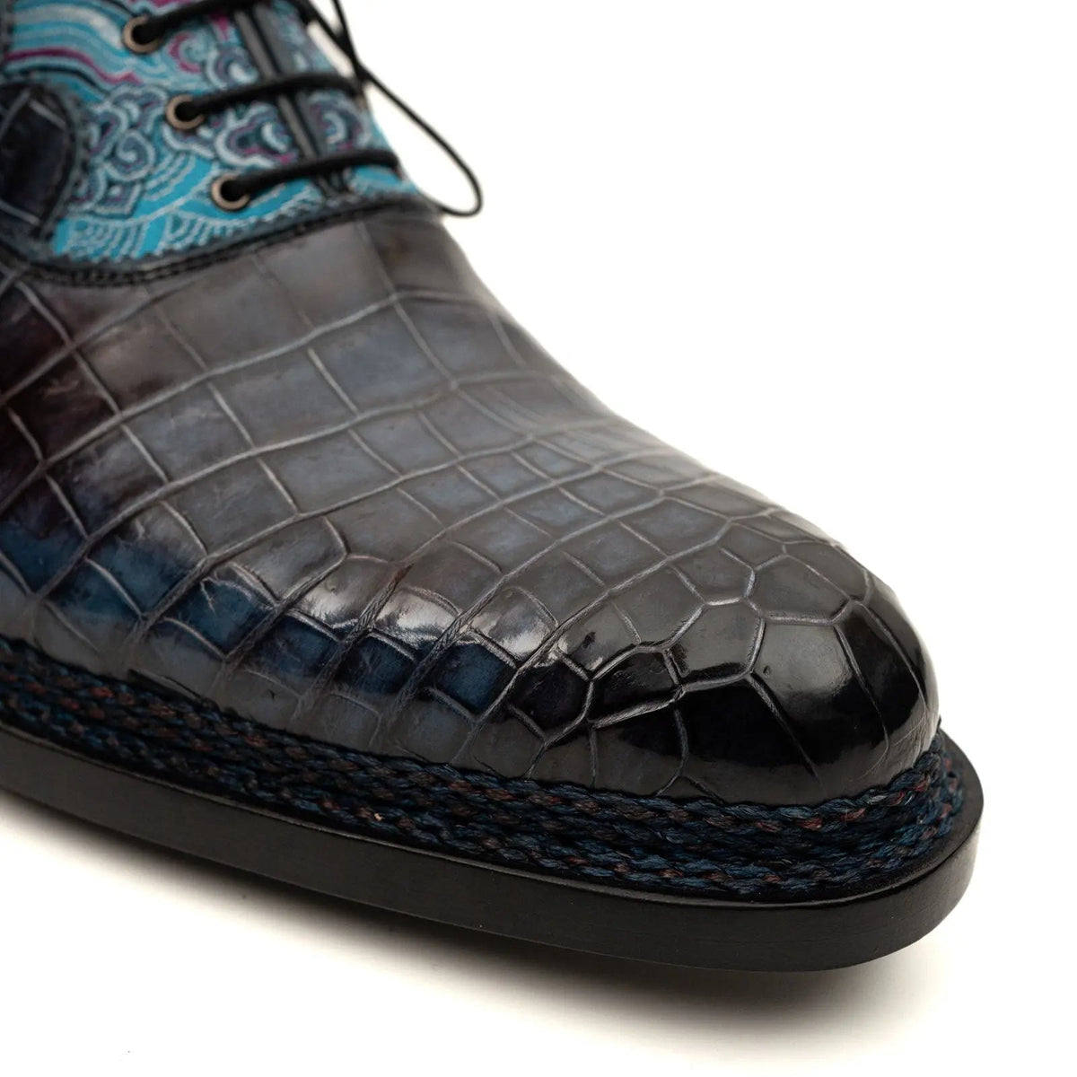Genuine Alligator Norwegian Welt Oxford DIVINCH