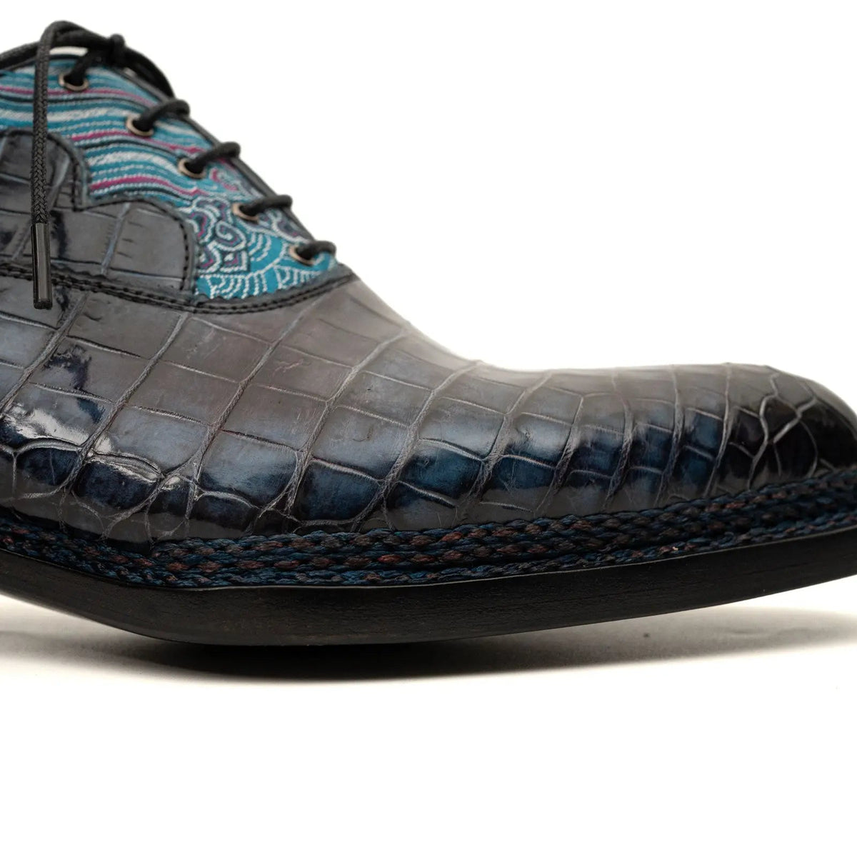 Genuine Alligator Norwegian Welt Oxford DIVINCH