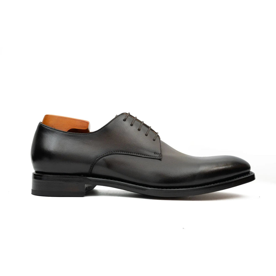 Goodyear Handmade Leather Derby Shoes coffee DIVINCH