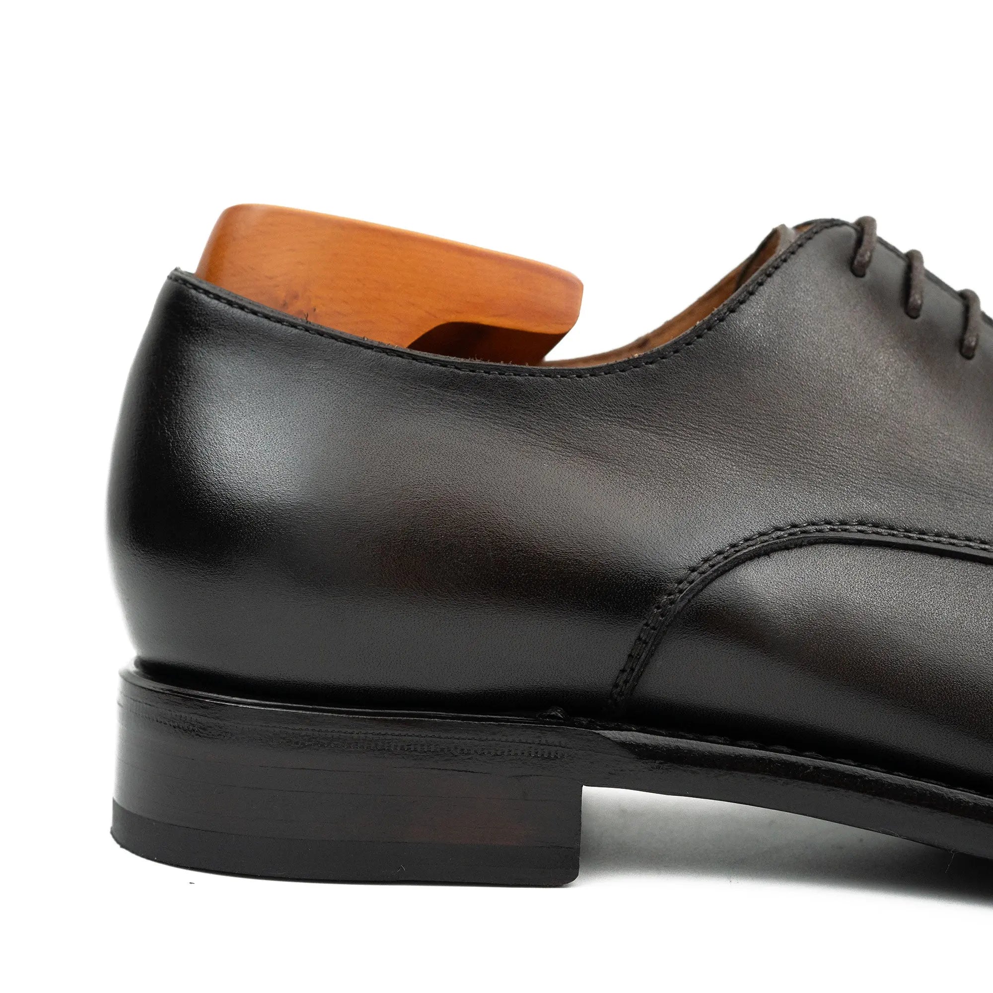 Goodyear Handmade Leather Derby Shoes coffee DIVINCH