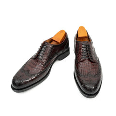 Goodyear Nile Crocodile Leather Derby Shoes Divinch