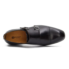 Goodyear handmade genuine leather outsole Monk shoes 63518610 - Divinch