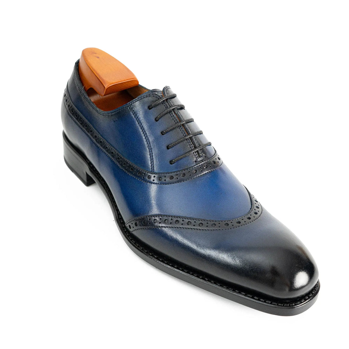 Goodyear blue oxford dress shoes DIVINCH