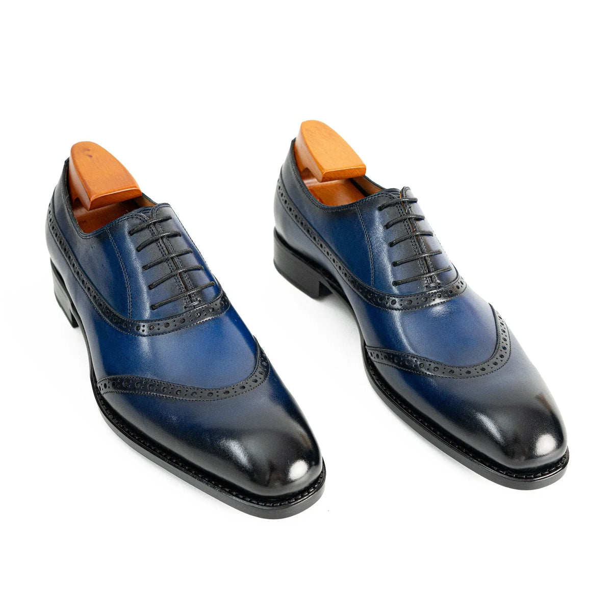 Goodyear blue oxford dress shoes DIVINCH