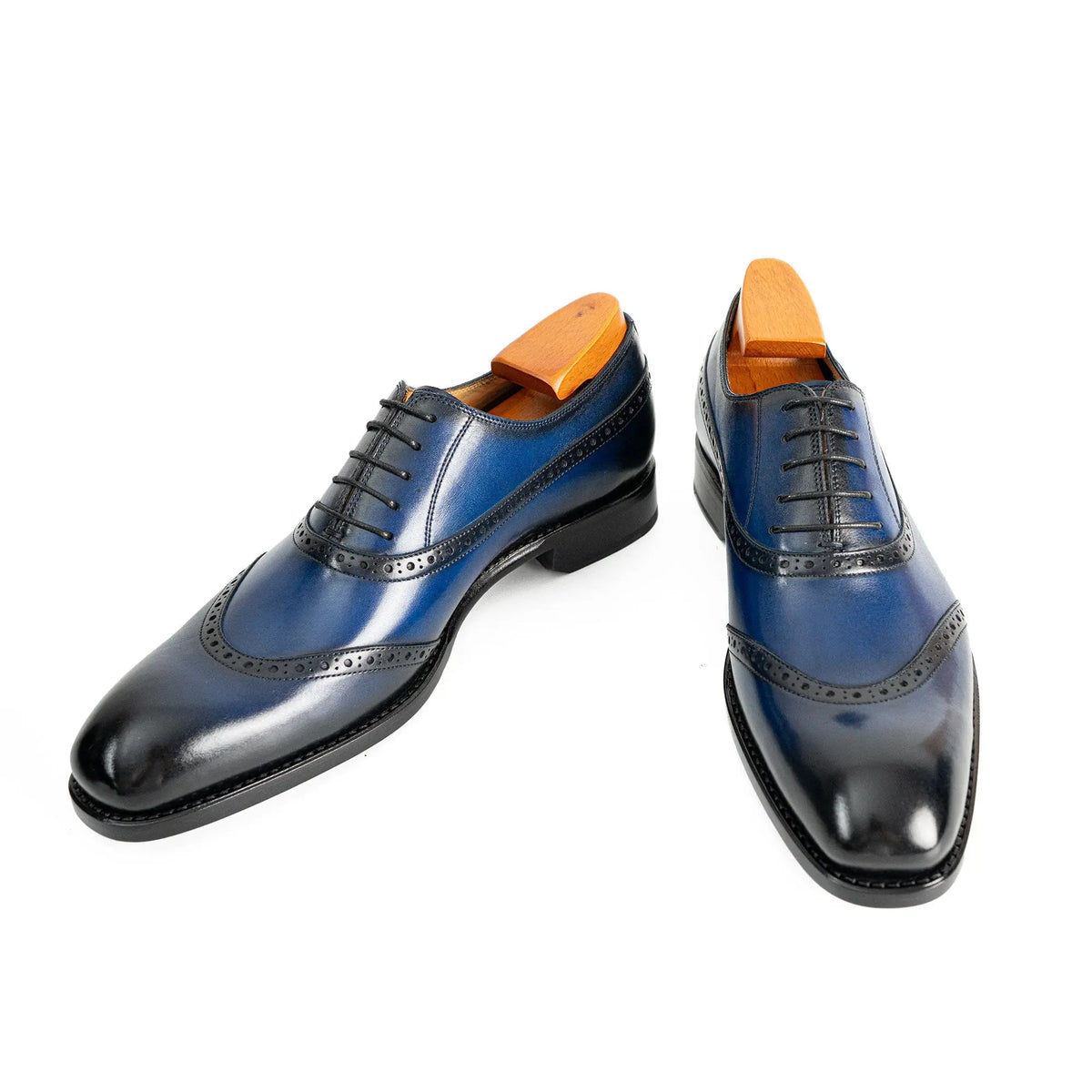 Goodyear blue oxford dress shoes DIVINCH