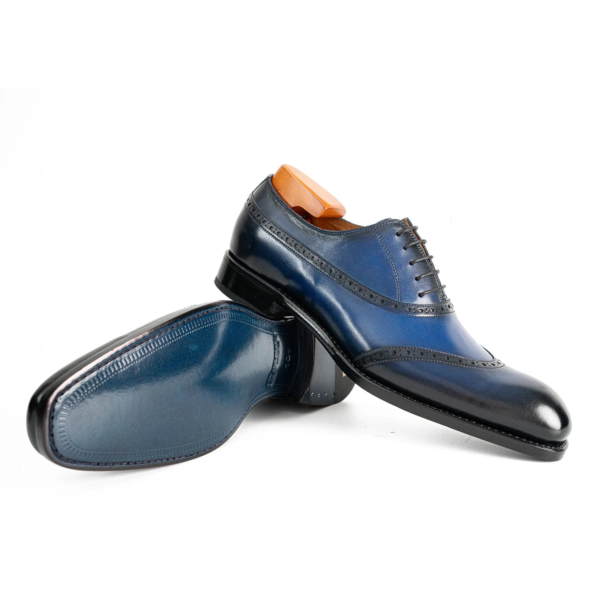 Goodyear blue oxford dress shoes DIVINCH