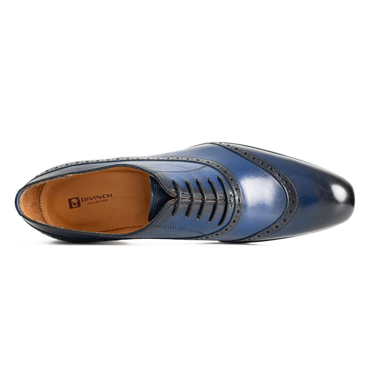 Goodyear blue oxford dress shoes DIVINCH