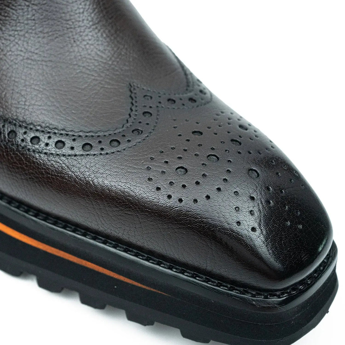 Grain of Tumbled Kangaroo Leather Monk Shoes Divinch