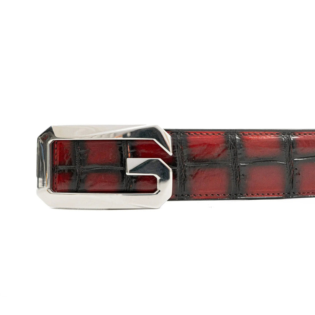 Handcrafted Alligator Leather Belts DVG02 Divinch