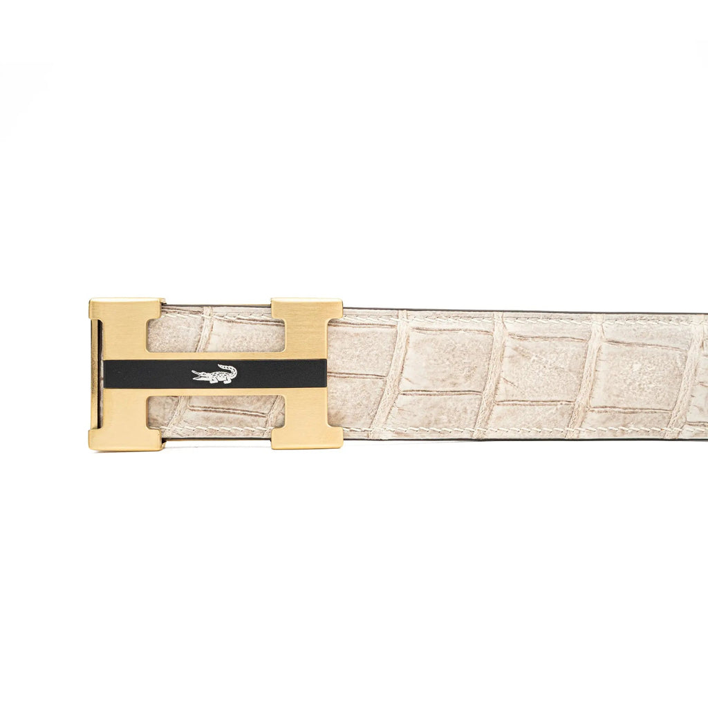 Handcrafted Alligator Leather Belts DVG108 Divinch