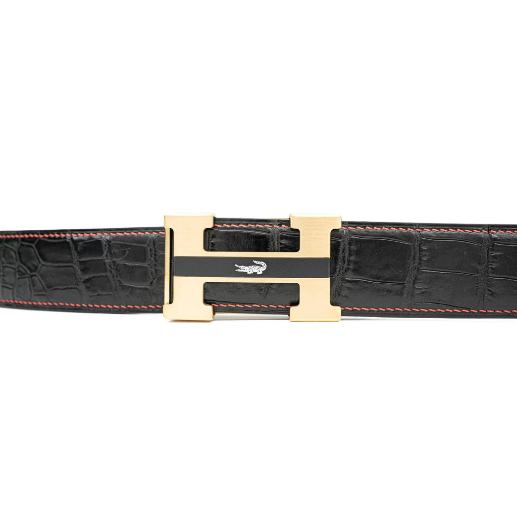Handcrafted Alligator Leather Belts DVG116 Divinch