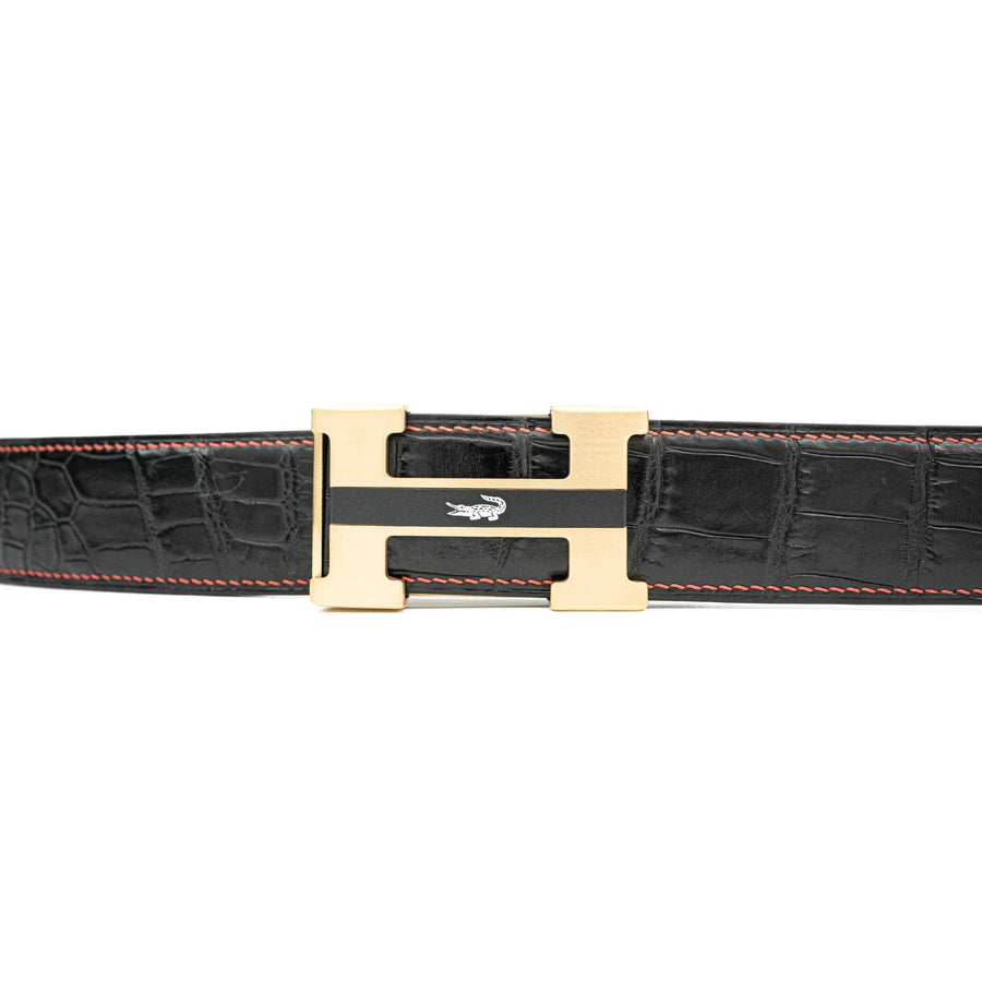Handcrafted Alligator Leather Belts DVG116 Divinch