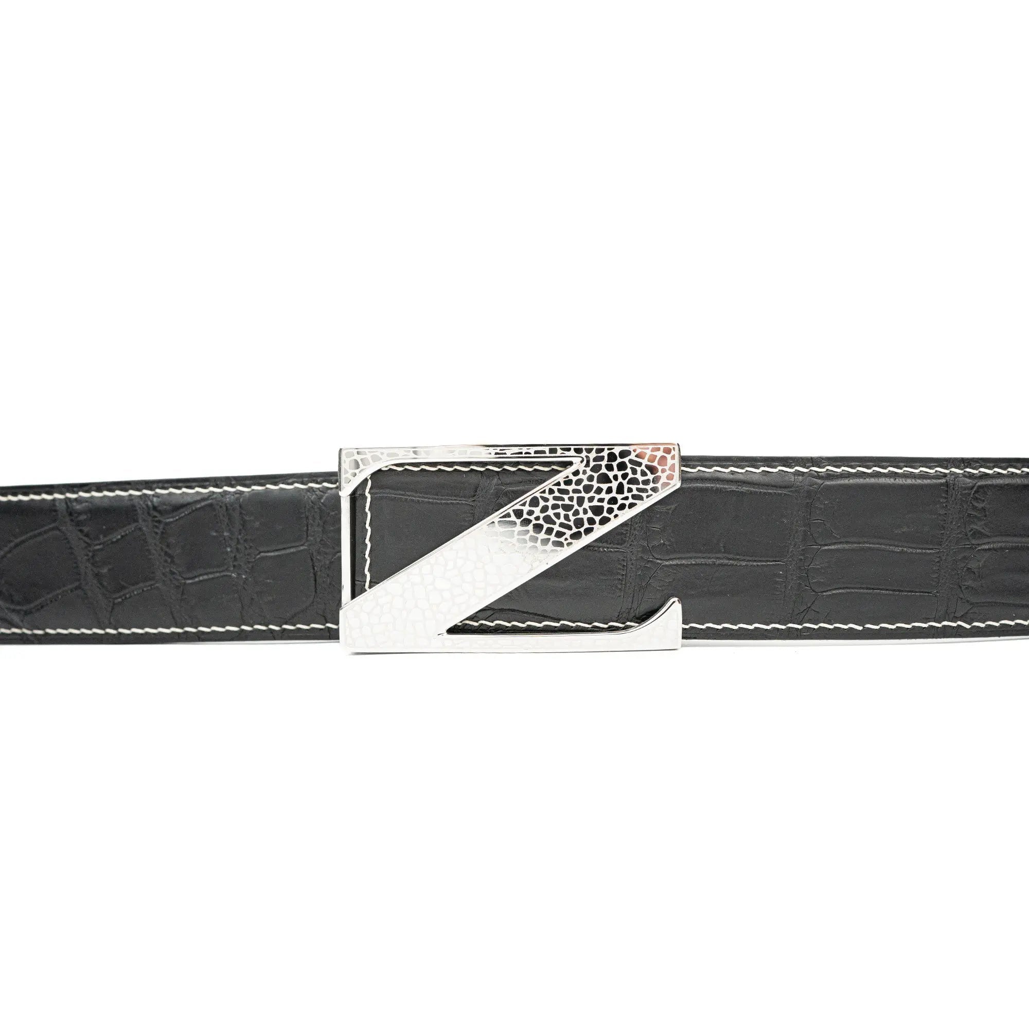 Handcrafted Alligator Leather Belts DVG128 Divinch