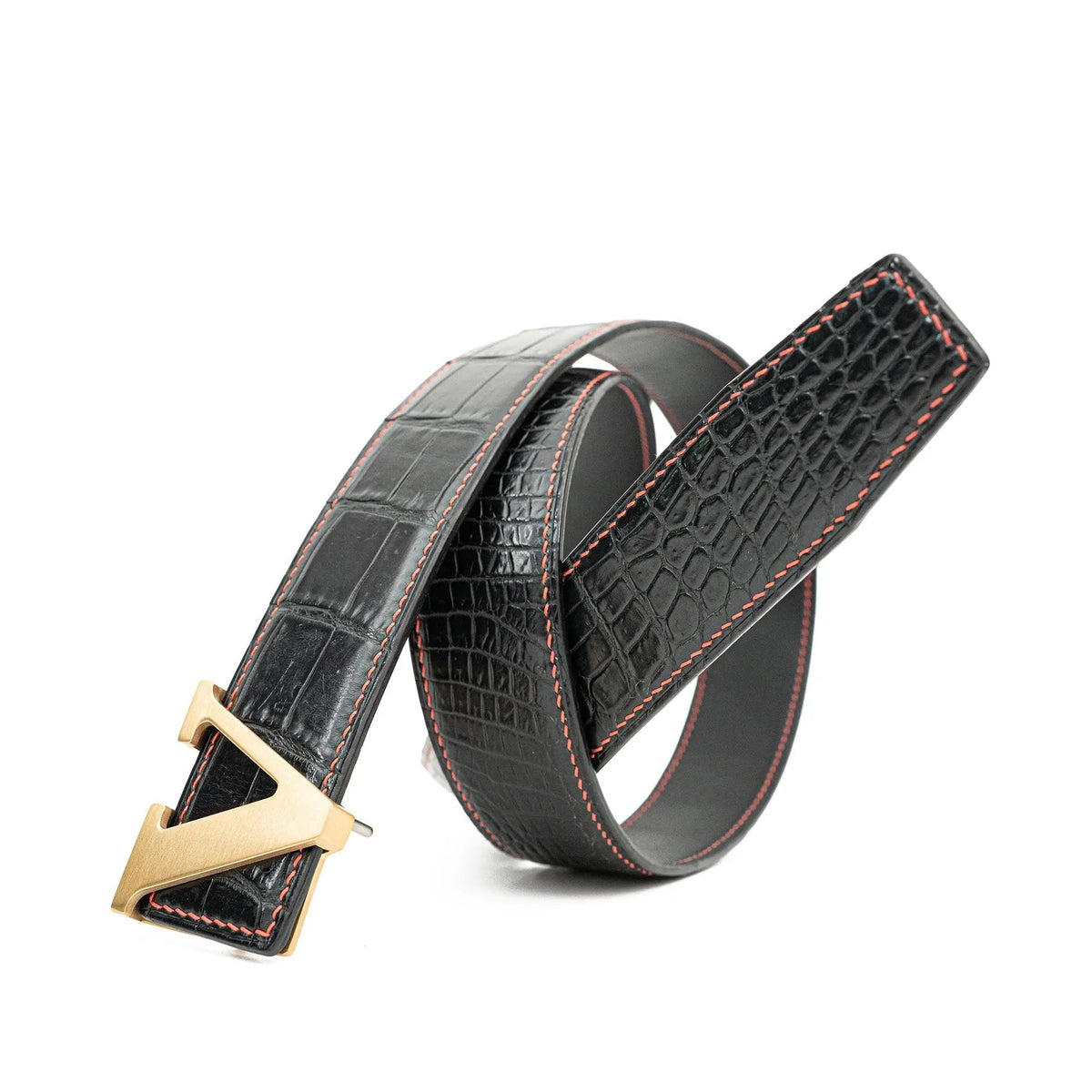 Handcrafted Alligator Leather Belts DVG172 Divinch