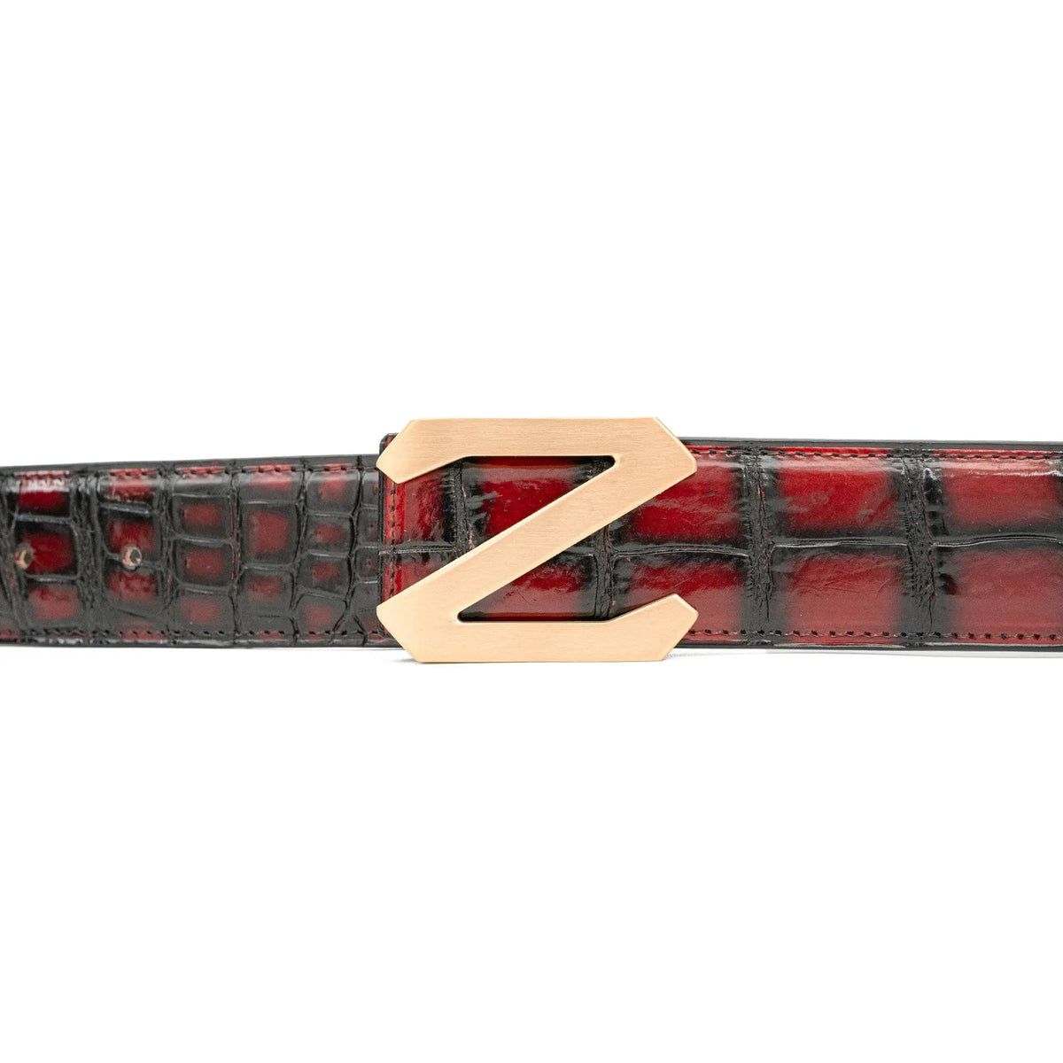 Handcrafted Alligator Leather Belts DVG186 Divinch