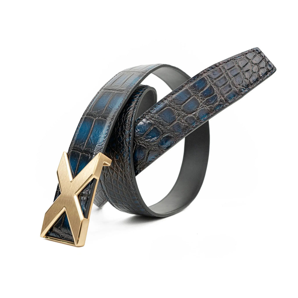 Handcrafted Alligator Leather Belts DVG238 Divinch