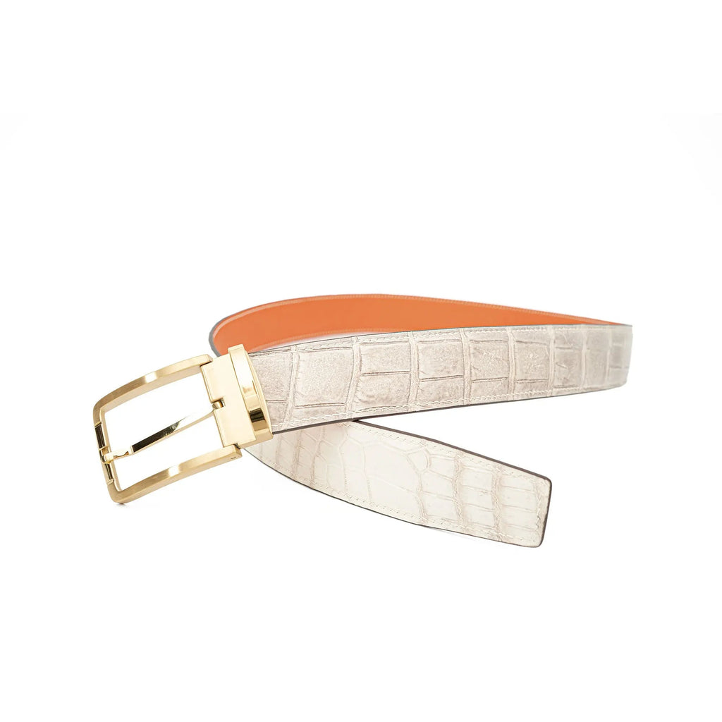Handcrafted Alligator Leather Belts DVG285 Divinch