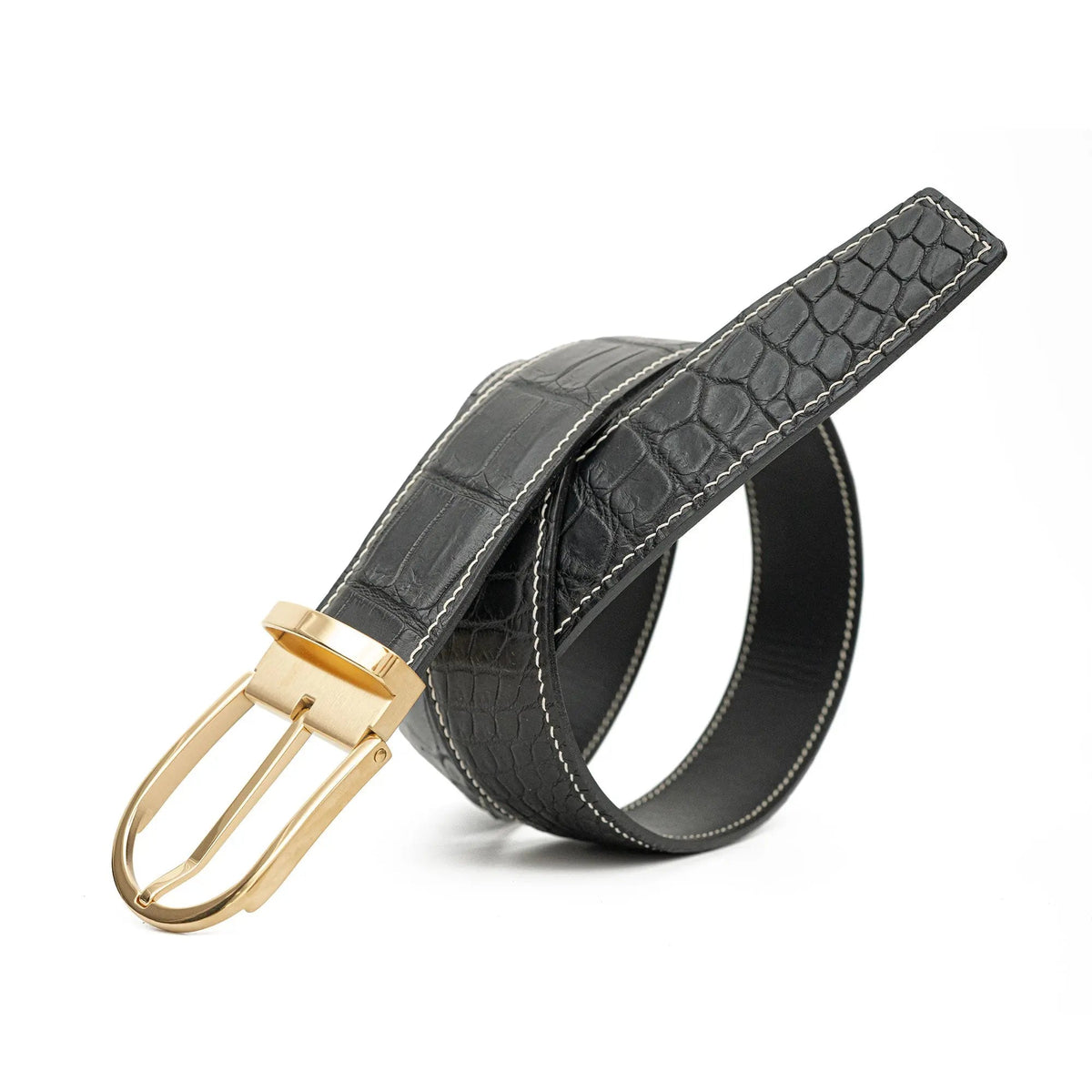 Handcrafted Alligator Leather Belts DVG304 Divinch