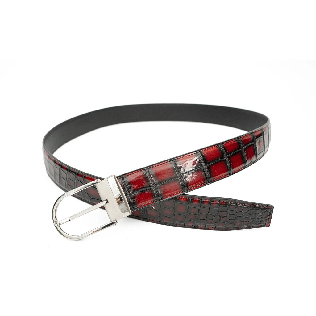 Handcrafted Alligator Leather Belts DVG311 Divinch