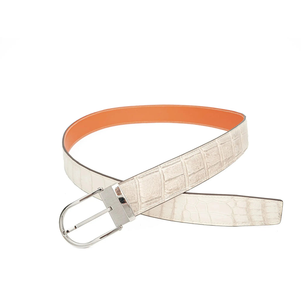 Handcrafted Alligator Leather Belts DVG318 Divinch