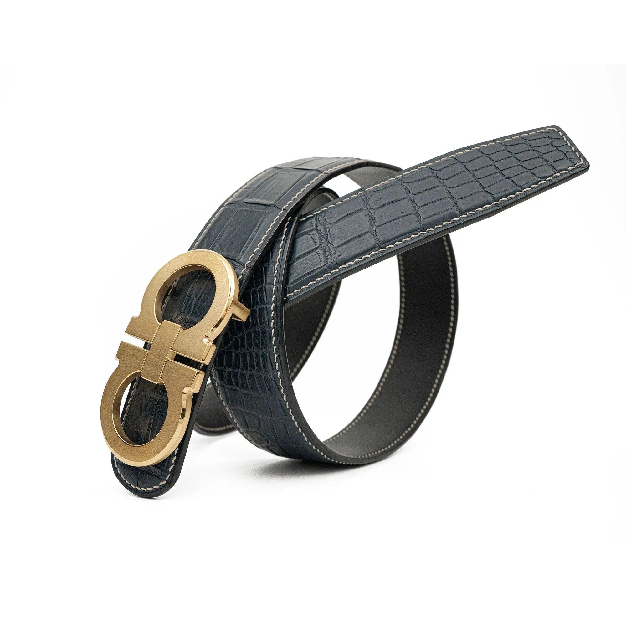 Handcrafted Alligator Leather Belts DVG345 Divinch