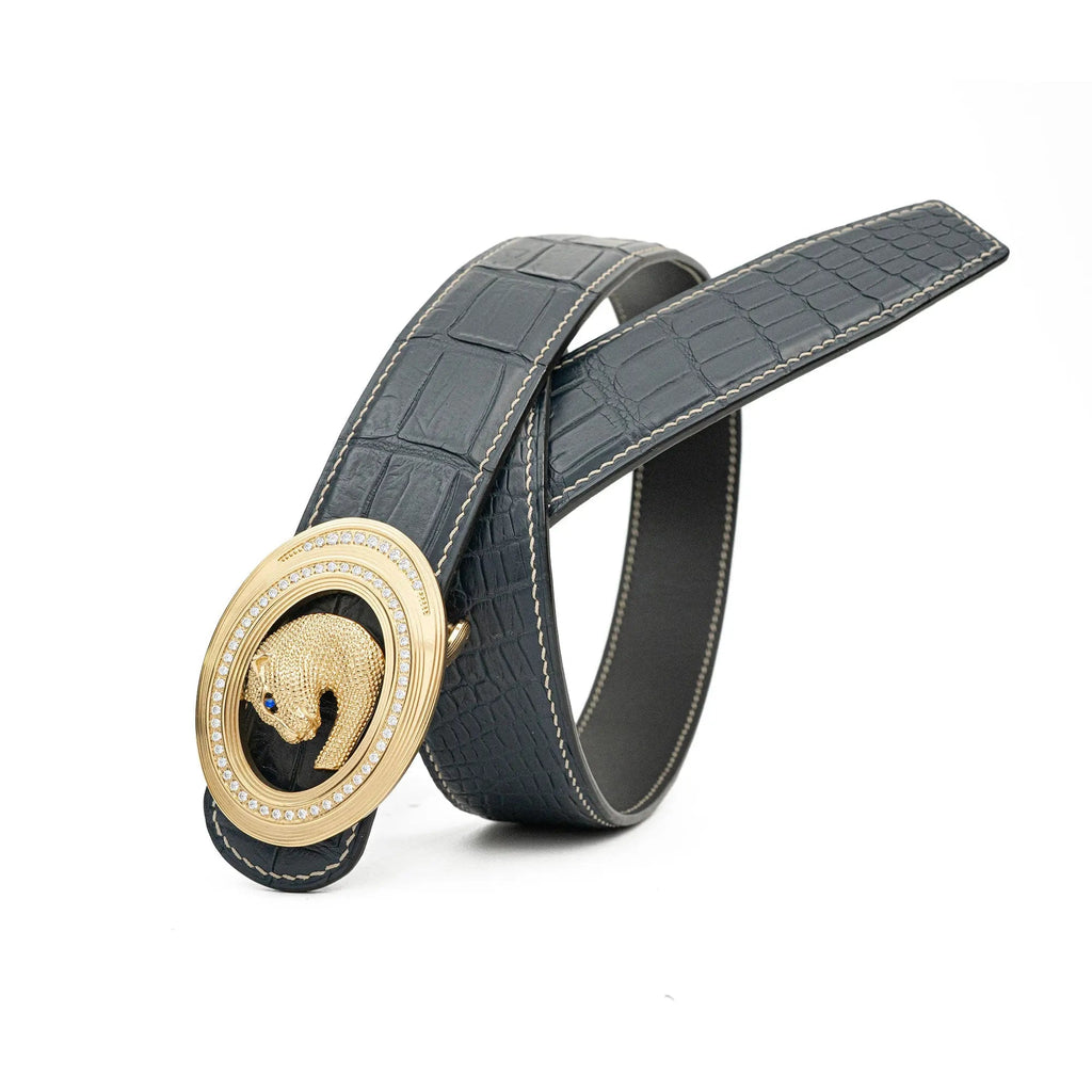 Handcrafted Alligator Leather Belts DVG359 Divinch