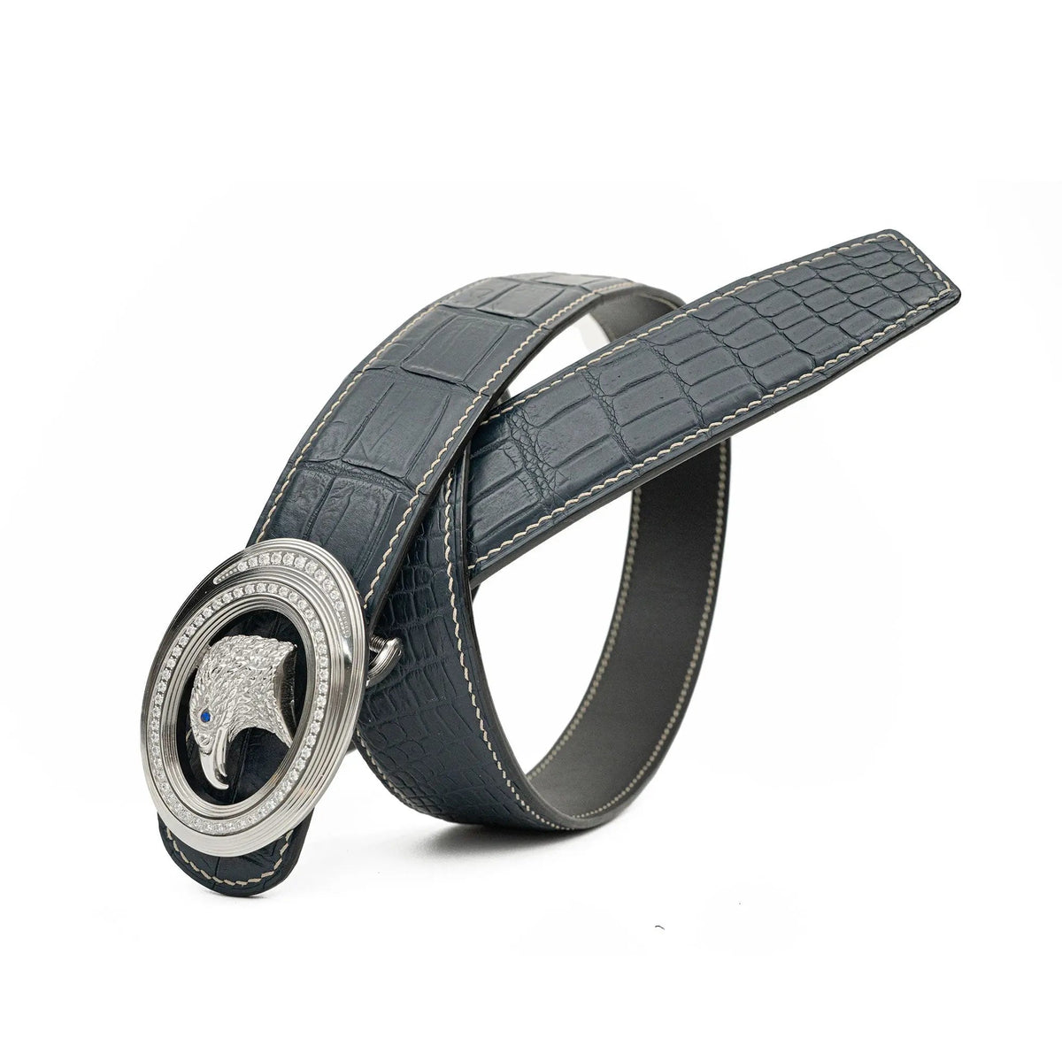 Handcrafted Alligator Leather Belts DVG359 Divinch
