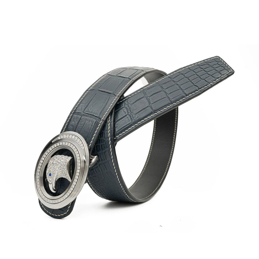 Handcrafted Alligator Leather Belts DVG359 Divinch