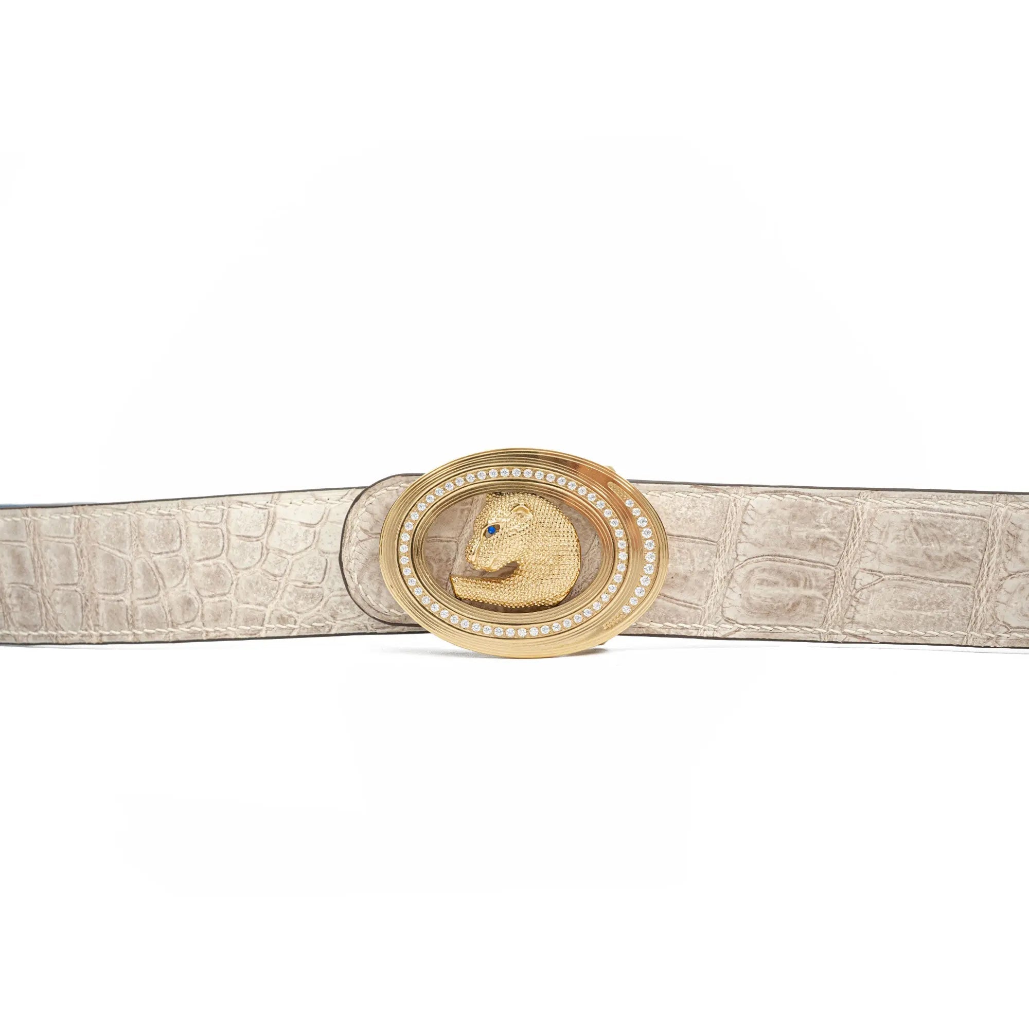 Handcrafted Alligator Leather Belts DVG366 Divinch