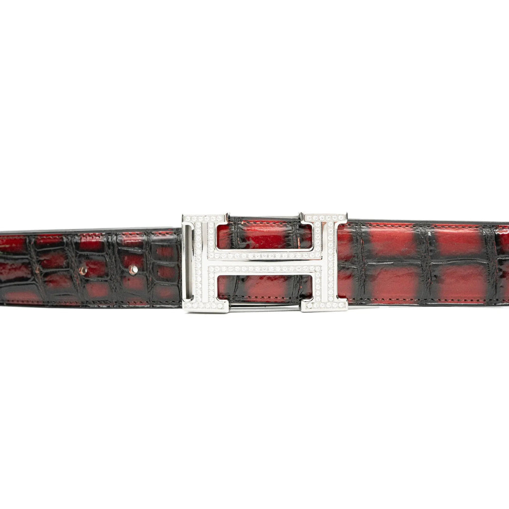 Handcrafted Alligator Leather Belts DVG66 Divinch