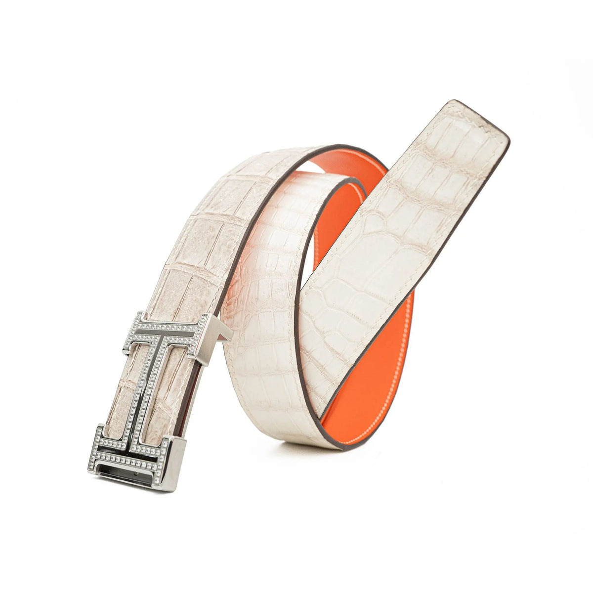 Handcrafted Alligator Leather Belts DVG73 Divinch