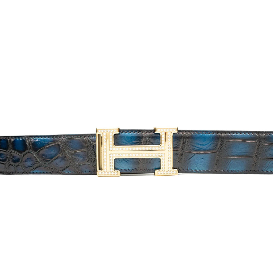 Handcrafted Alligator Leather Belts DVG86 Divinch