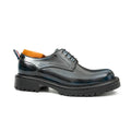 Handcrafted Big Toe Derby Shoes with Thick Sole  Blue DIVINCH