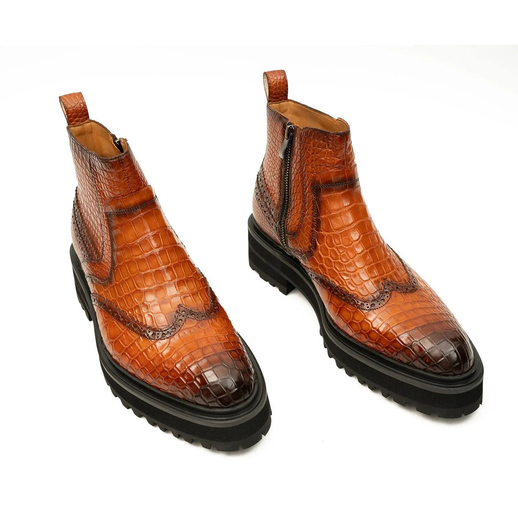 Handmade Nile Crocodile Chelsea Boots DIVINCH