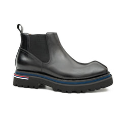Handmade black calfskin Chelsea boots DIVINCH