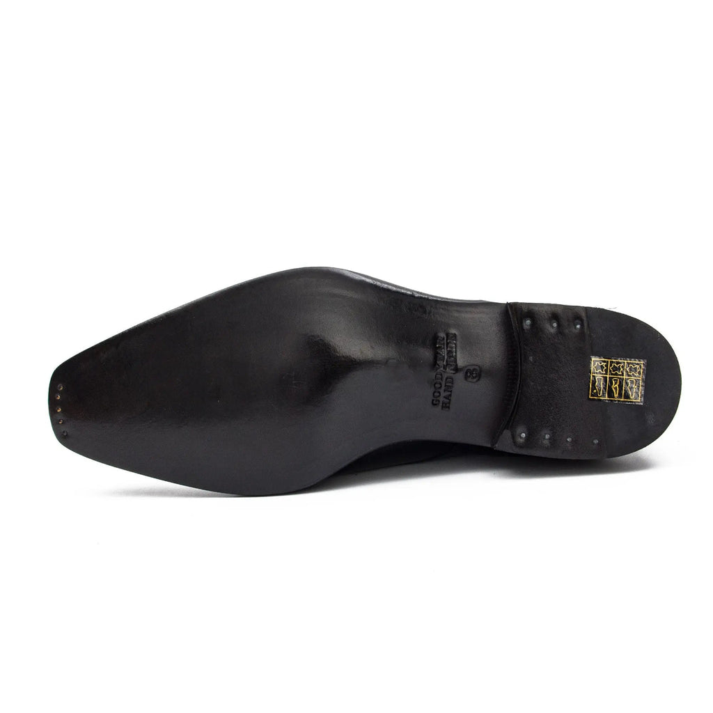 Goodyear handmade genuine leather outsole Monk shoes 63532002 - Divinch