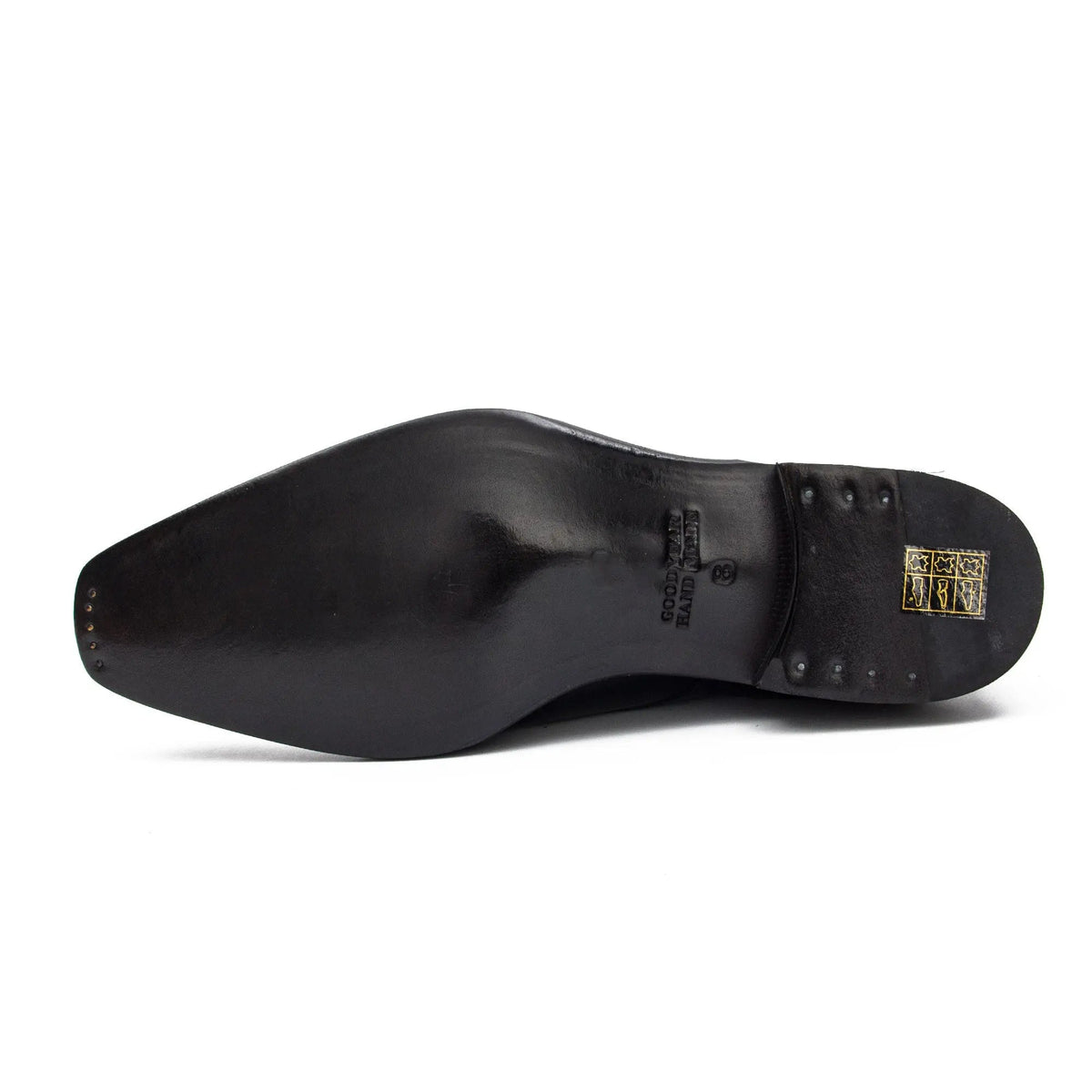 Goodyear handmade genuine leather outsole Monk shoes 63532002 - Divinch