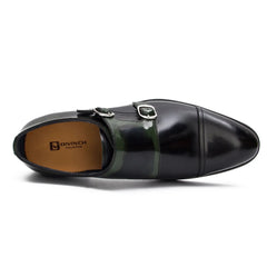 Goodyear handmade genuine leather outsole Monk shoes 63518610 - Divinch