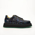 Iridescent Crocodile Platform Sneaker DIVINCH