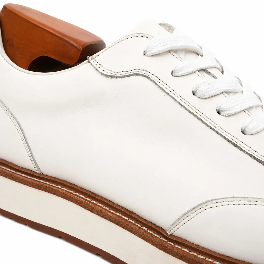 Ivory Platform Derby Sneaker DIVINCH