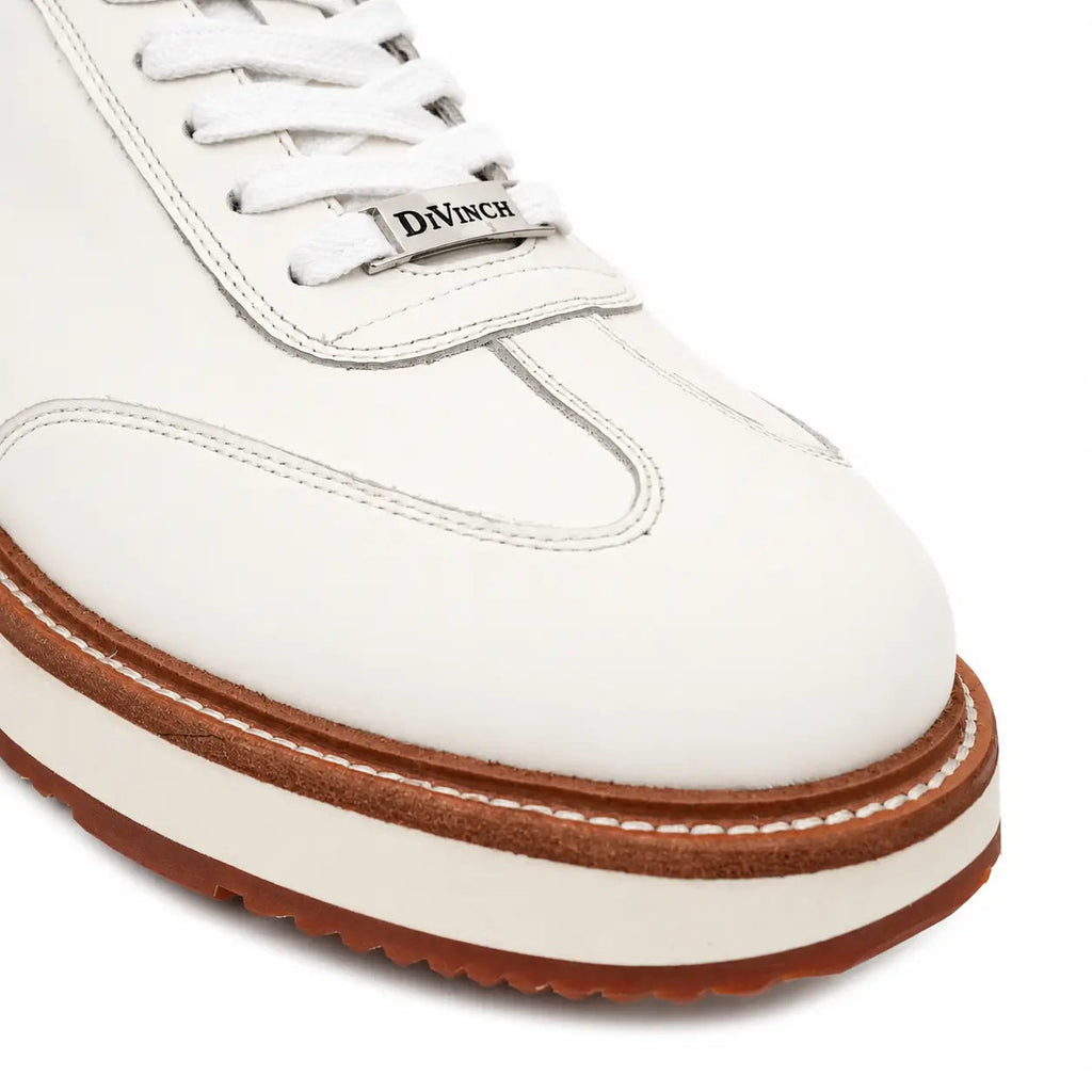 Ivory Platform Derby Sneaker DIVINCH
