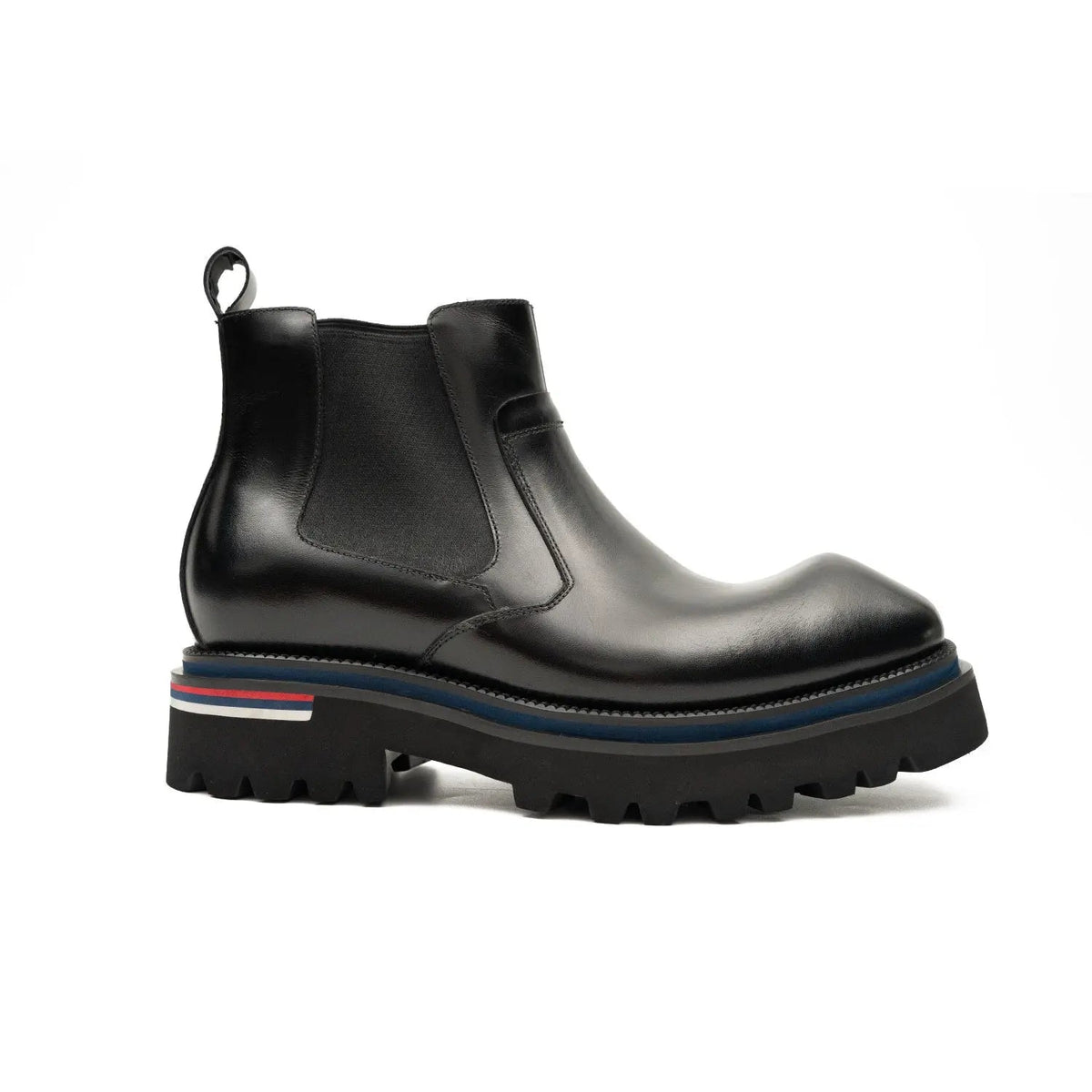 Luxury Black Leather Chelsea Boots DIVINCH