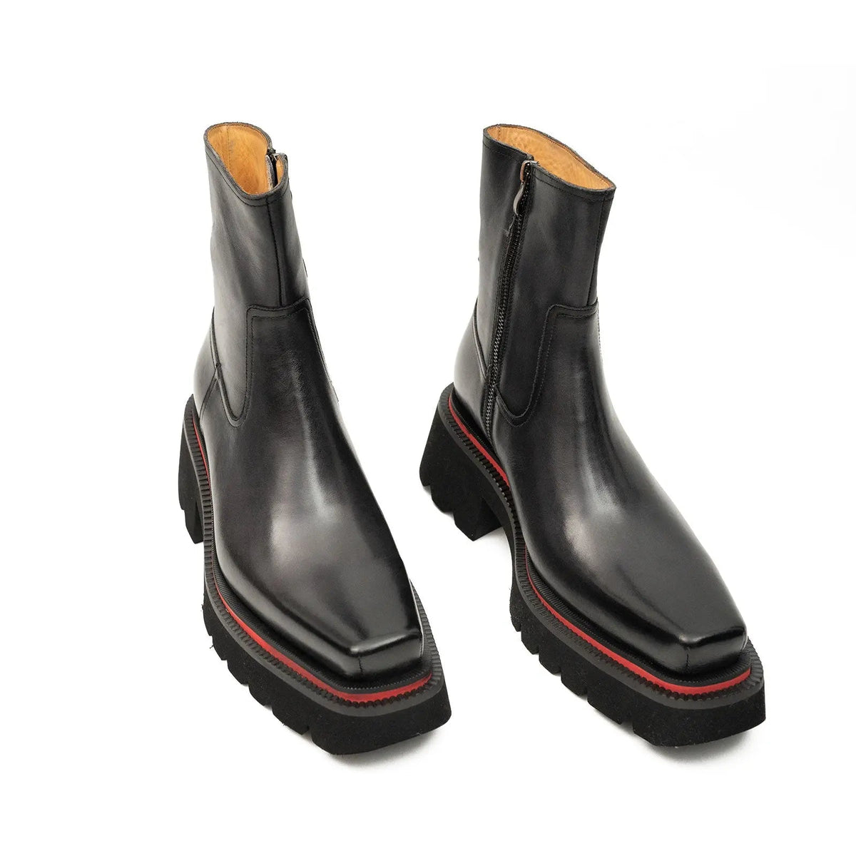 Men's Calfskin Thick - Sole Chelsea Boots DIVINCH